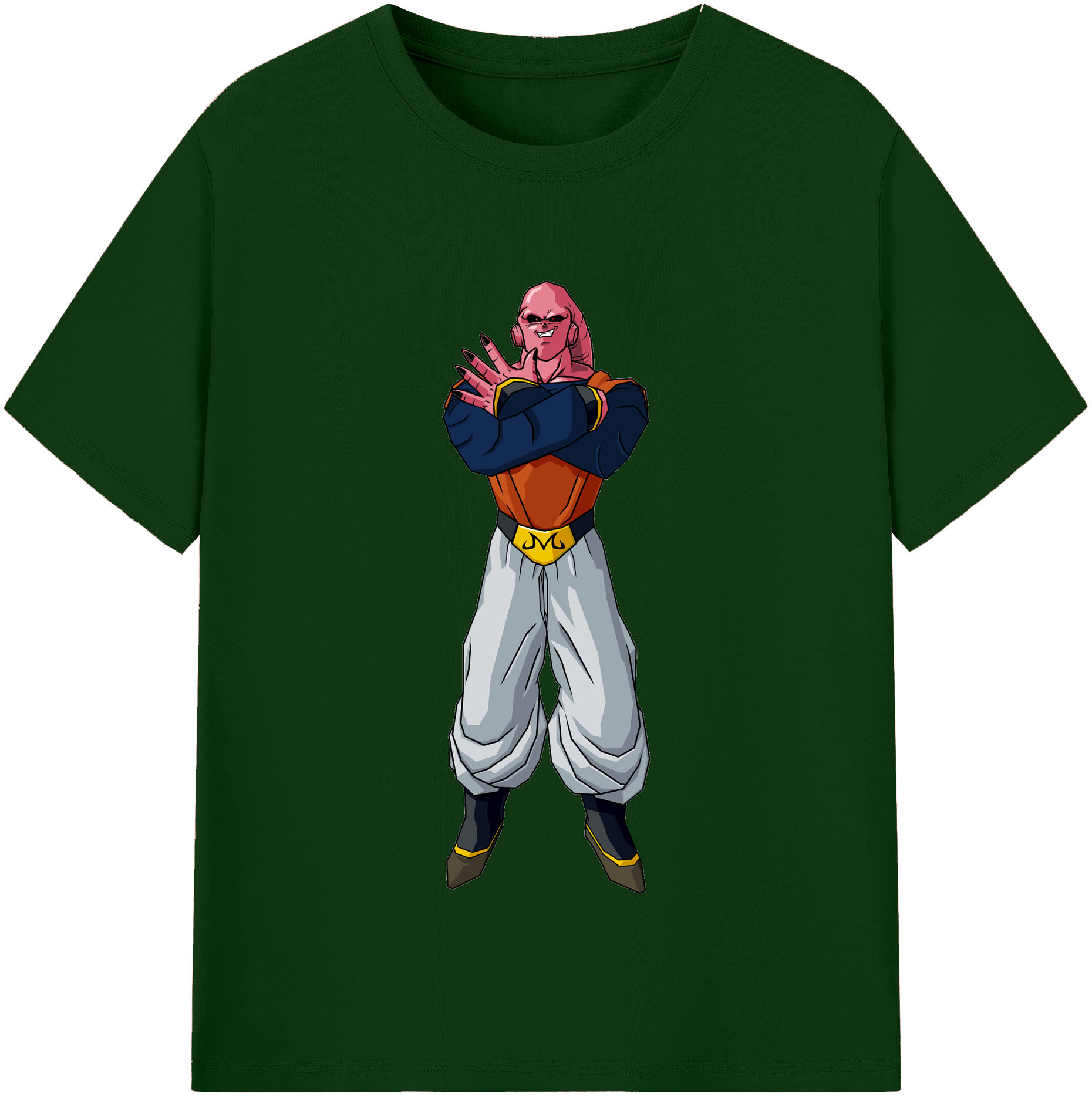 （画像用） ドラゴンボール 魔人ブウ DRAGON BALL Majin Buu 綿100％半袖Tシャツ（フロントプリント）